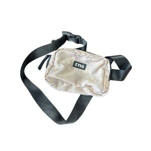 ZYIA Active by Vooray Fanny Pack Belt Bag Camo Beige Black Adjustable Strap
